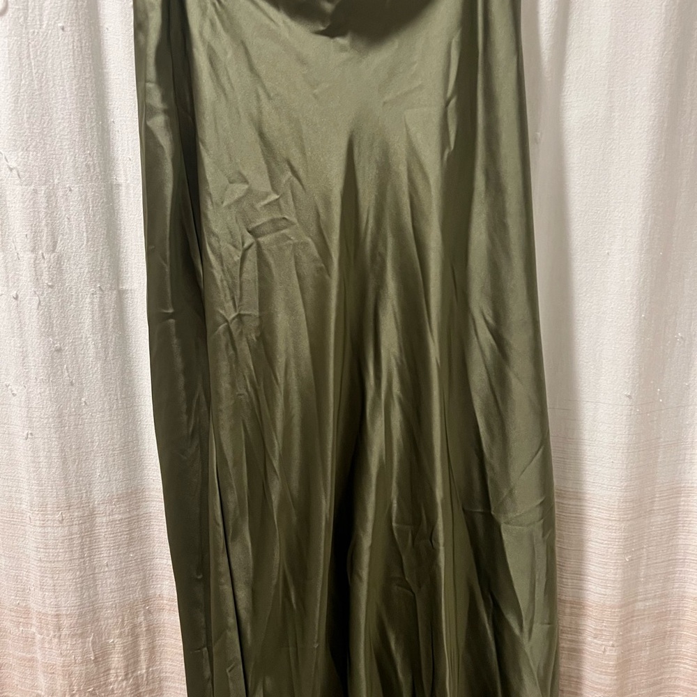 Old Navy Green Midi Skirt